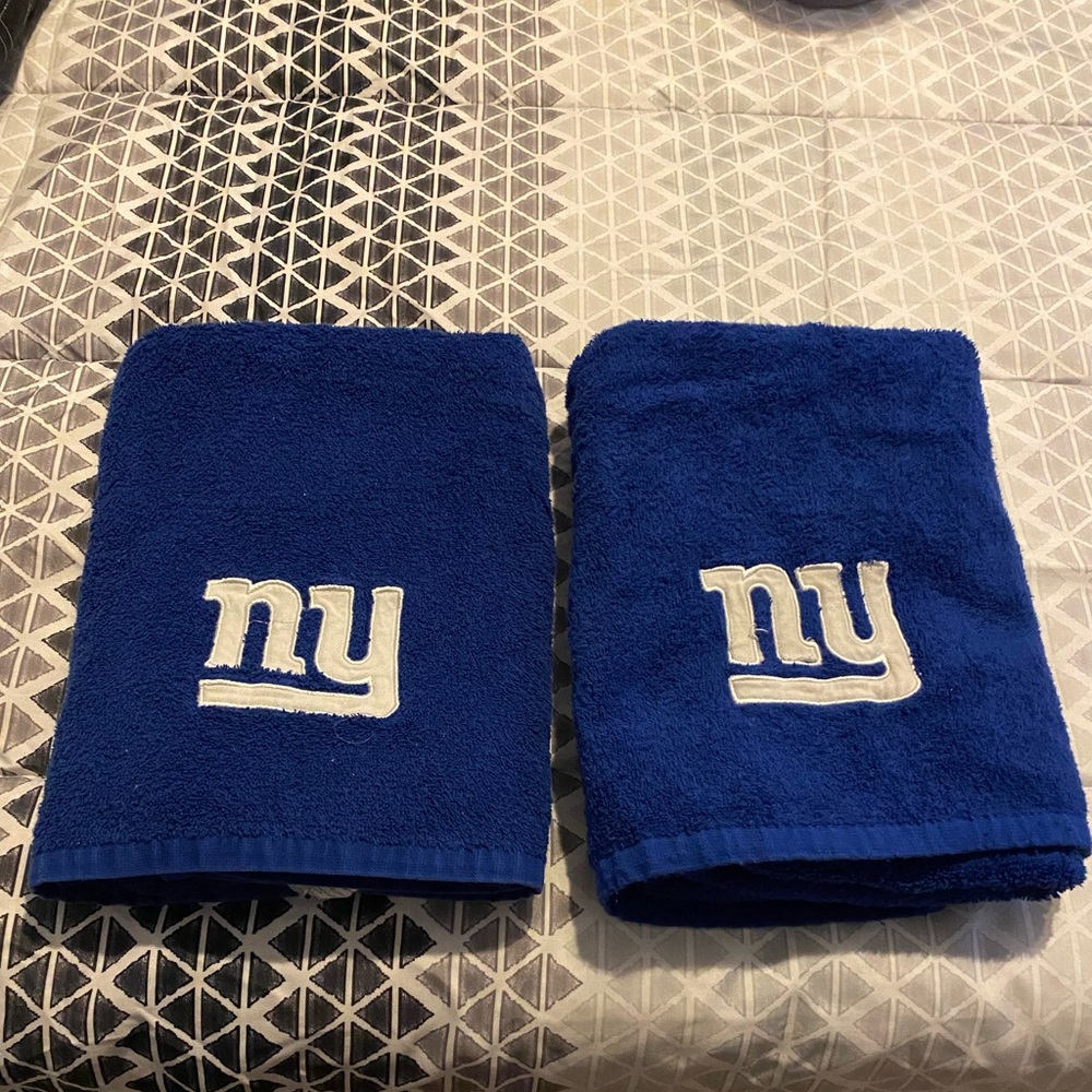 NY Giants towel set